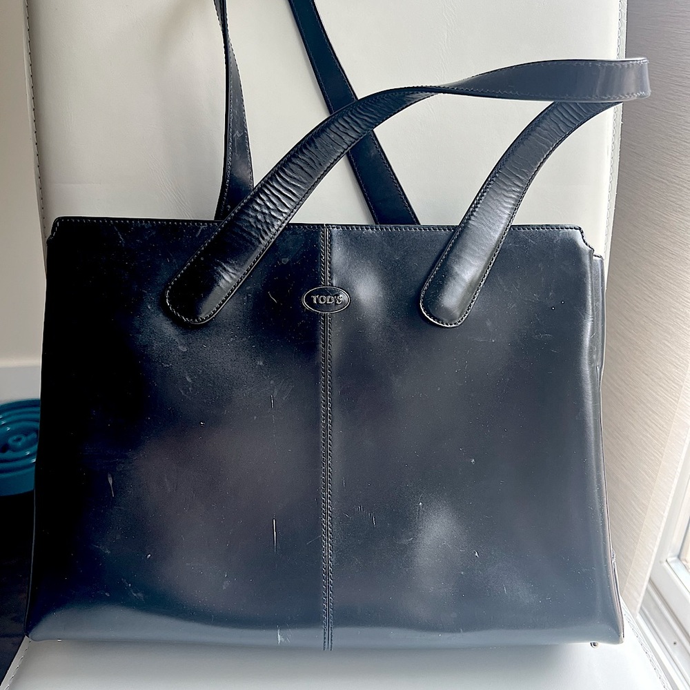 Tods Leather work bag tote
